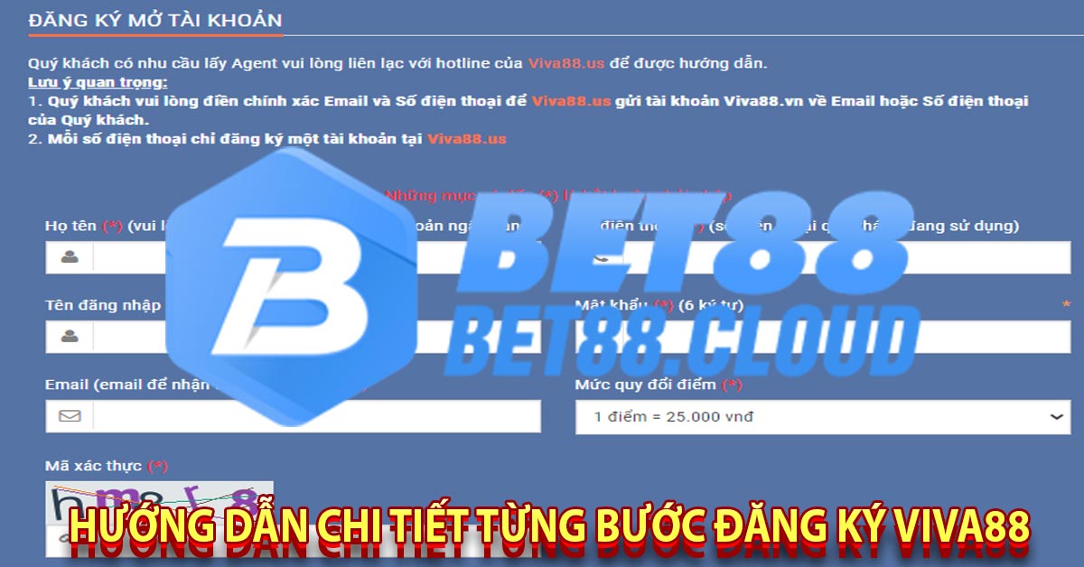 Hướng Dẫn Chi Tiết Từng Bước Đăng Ký Viva88 