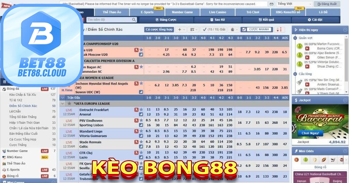 Kèo Bong88